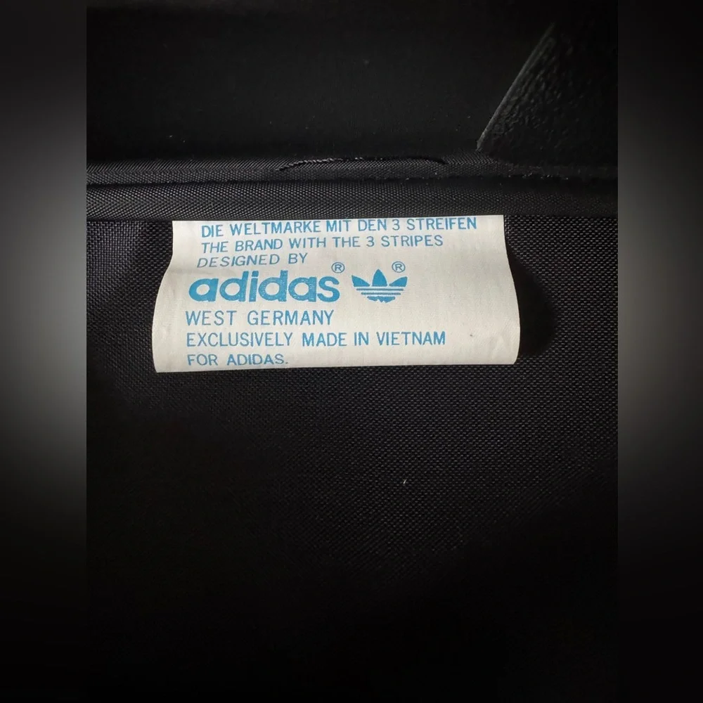 Vintage Adidas Hard Case Travel Bag — Rare West Germany Tag